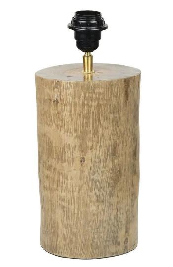 Dřevěná základna ke stolní lampě Eukalyptus - 15*13*25cm/ E27 MHLVED25