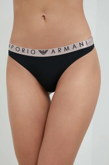 Tanga Emporio Armani Underwear 2-pack černá barva