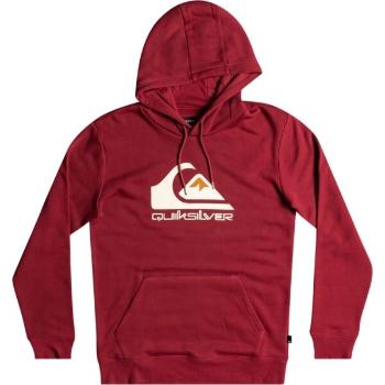 Quiksilver BIG LOGO HOOD Pánská mikina, vínová, velikost S