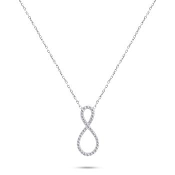 Brilio Silver Originální stříbrný náhrdelník Nekonečno NCL38W