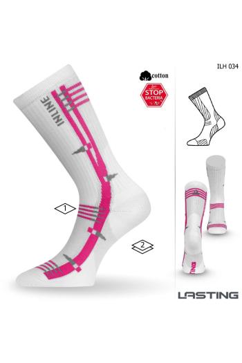 Lasting ILH 034 bílá Inline ponožky Velikost: (42-45) L ponožky