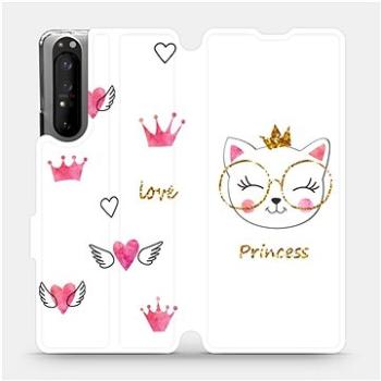 Flipové pouzdro na mobil Sony Xperia 1 II - MH03S Kočička princess (5903516242771)