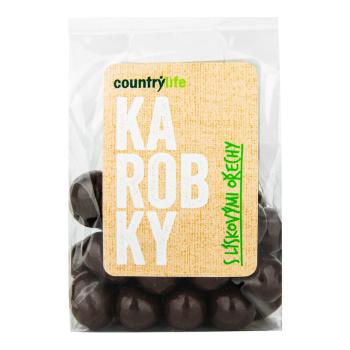 Karobky s lískovými ořechy 100 g COUNTRY LIFE