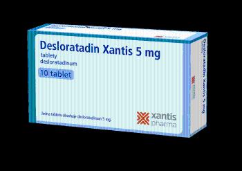 Desloratadin Xantis 5 mg 10 tablet