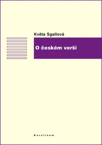 O českém verši - Květa Sgallová - e-kniha