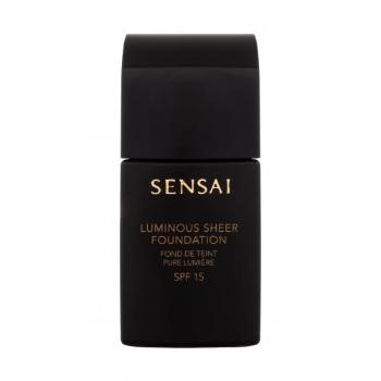 Sensai Luminous Sheer Foundation SPF15 30 ml make-up pro ženy LS102 Ivory Beige na rozjasnění pleti