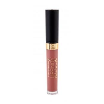 Max Factor Lipfinity Velvet Matte 24HRS 3,5 ml rtěnka pro ženy 035 Elegant Brown tekutá rtěnka