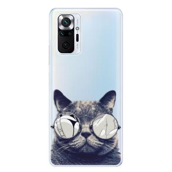 Odolné silikonové pouzdro iSaprio - Crazy Cat 01 - Xiaomi Redmi Note 10 Pro