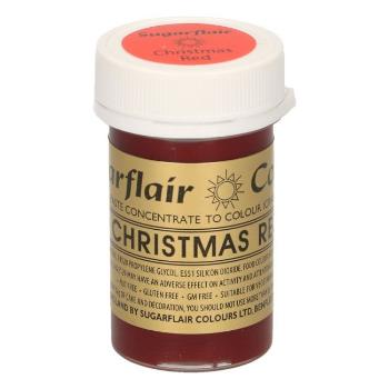 Sugarflair Colors Gelová barva Christmas Red - červená 25 g