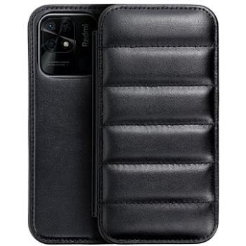 TopQ Pouzdro Xiaomi Redmi 10C PUFFER knížkové černé 92040 (92040)