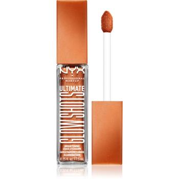 NYX Professional Makeup Ultimate Glow Shots třpytivé tekuté oční stíny odstín 10 Wow Cacao 7,5 ml