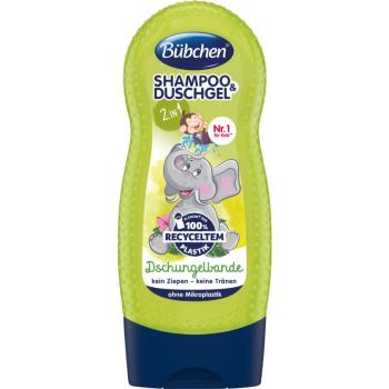 Bübchen Kids Shampoo & Shower šampon a sprchový gel 2 v 1 Jungle Fever 230 ml