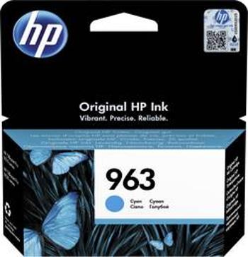 HP Inkoustová kazeta 963 originál azurová 3JA23AE