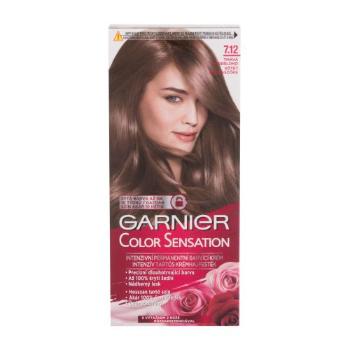 Garnier Color Sensation 40 ml barva na vlasy pro ženy poškozená krabička 7,12 Dark Roseblonde na barvené vlasy; na všechny typy vlasů