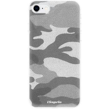 iSaprio Gray Camuflage 02 pro iPhone SE 2020 (graycam02-TPU2_iSE2020)