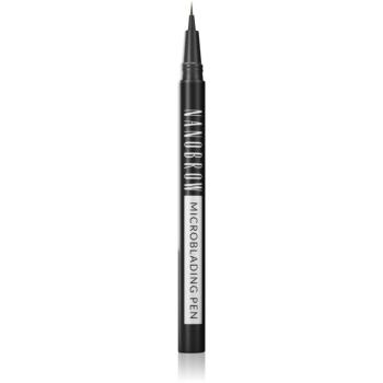 Nanobrow Microblading Pen precizní voděodolná linka na obočí odstín Dark Brown 1 ml