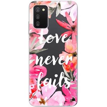 iSaprio Love Never Fails pro Samsung Galaxy A03s (lonev-TPU3-A03s)