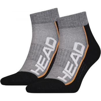 Head PERFORMANCE QUARTER 2PACK Unisexové ponožky, černá, velikost 35-38