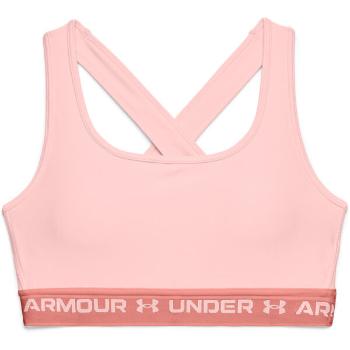 Under Armour CROSSBACK MID BRA Dámská podprsenka, růžová, velikost XS