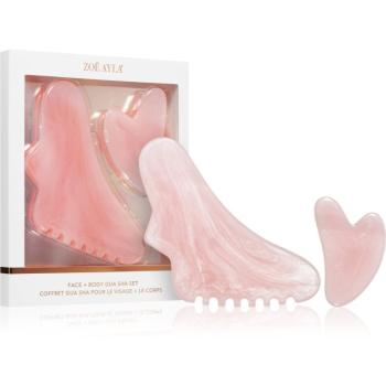 Zoë Ayla Face & Body Gua Sha Set masážní pomůcka(na obličej a tělo)