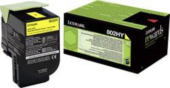 Lexmark toner 802HY CX410 CX510 80C2HY0 originál žlutá 3000 Seiten