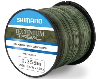 Shimano vlasec technium tribal pb camou-průměr 0,355 mm / nosnost 11,50 kg / návin 790 m