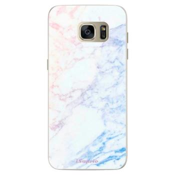 Silikonové pouzdro iSaprio - Raibow Marble 10 - Samsung Galaxy S7 Edge