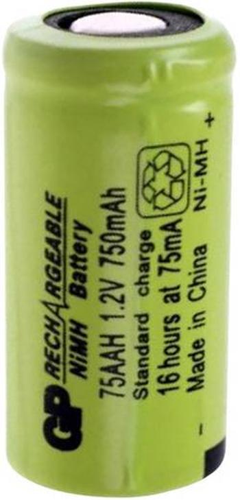 Speciální akumulátor GP Batteries GP75AAH, 2/3 AA, Flat-Top , Ni-MH, 1.2 V, 750 mAh