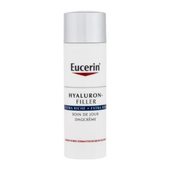 Eucerin Hyaluron-Filler Extra Rich 50 ml denní pleťový krém pro ženy na suchou pleť; proti vráskám; zpevnění a lifting pleti