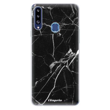 Odolné silikonové pouzdro iSaprio - Black Marble 18 - Samsung Galaxy A20s