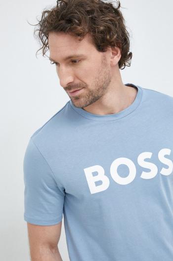 Bavlněné tričko BOSS Boss Casual s potiskem