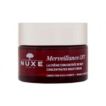 NUXE Merveillance Lift Concentrated Night Cream 50 ml noční pleťový krém pro ženy na všechny typy pleti; proti vráskám; zpevnění a lifting pleti