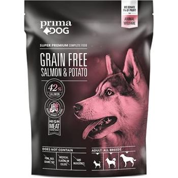 PrimaDog Losos s bramborami bez obilovin, pro dospělé psy s citlivým trávením, 1,5 kg (6430056887173)