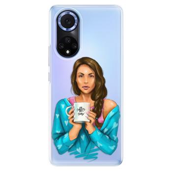 Odolné silikonové pouzdro iSaprio - Coffe Now - Brunette - Huawei Nova 9