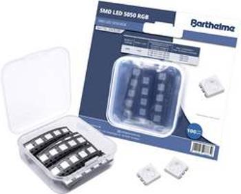 Sada SMD LED, vícebarevná Barthelme 00430389, 2 V, 3 V, 3 V, 60 mA, 120 °, 300 mcd, 1200 mcd, 450 mcd, RGB