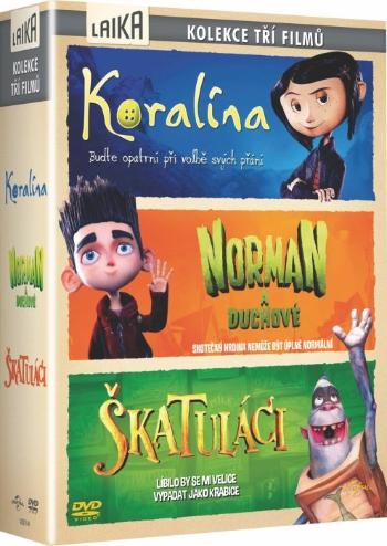 Kolekce 3 filmů společnosti Laika (3 DVD)