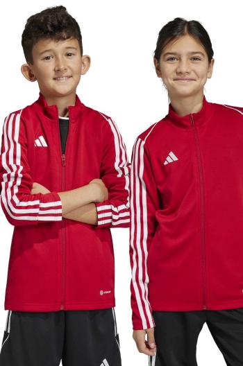 Dětská mikina adidas Performance TIRO23L TR JKTY červená barva, s aplikací