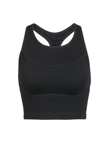 dámská merino podprsenka ICEBREAKER Wmns Meld Zone Long Sport Bra, Black velikost: XS