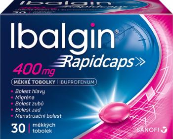 Ibalgin ® Rapidcaps 400 mg 30 měkkých tobolek