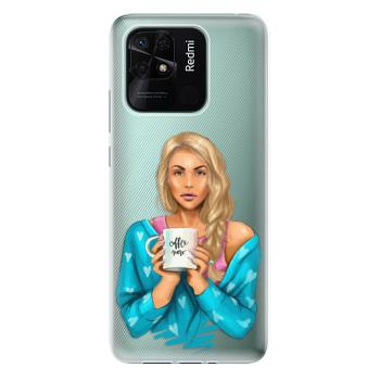 Odolné silikonové pouzdro iSaprio - Coffe Now - Blond - Xiaomi Redmi 10C