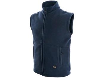 Pánská fleecová vesta UTAH, tmavě modrá, vel. 3XL, XXXL