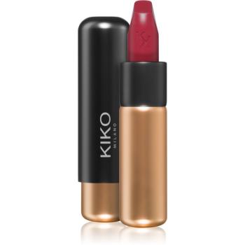 KIKO Milano Velvet Passion krémová rtěnka s matným efektem odstín 346 Intense Red 3,5 g