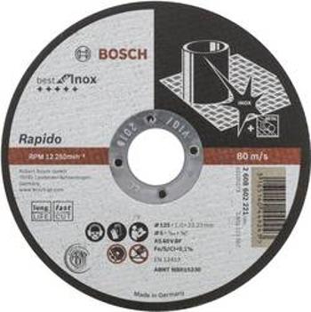 Řezný kotouč rovný Bosch Accessories 2608602220, 2608602220 Průměr 115 mm 1 ks