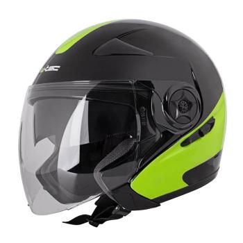 Moto přilba W-TEC Neikko Black-Fluo Velikost S (55-56)