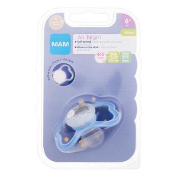 MAM Air Night Silicone Pacifier 6m+ Hippo 1 ks dudlík pro děti