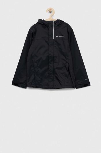 Dětská bunda Columbia Watertight Jacket černá barva