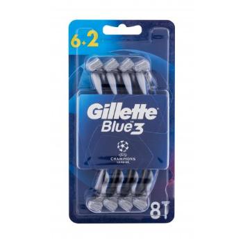 Gillette Blue3 Comfort Champions League 8 ks holicí strojek pro muže