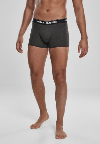 Urban Classics Boxer Shorts 3-Pack branding AOP/black/charcoal - L