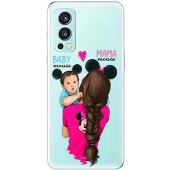 iSaprio Mama Mouse Brunette and Boy pro OnePlus Nord 2 5G (mmbruboy-TPU3-opN2-5G)