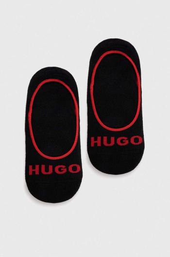 Ponožky HUGO 3-pack pánské, černá barva, 50514921